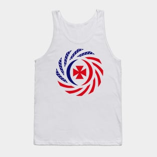 Wallis and Futuna Islander American Multinational Patriot Flag Series Tank Top